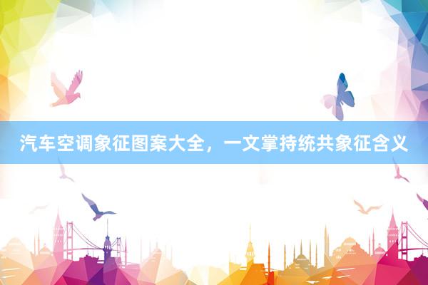 汽车空调象征图案大全，一文掌持统共象征含义